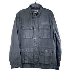 Vintage Pepe Jeans London Black Y2K Streetwear Grunge Goth Jacket Men XL Canvas